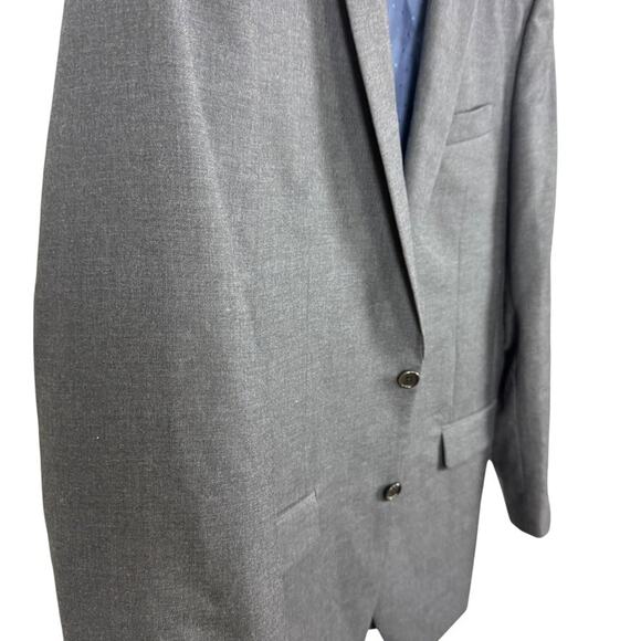 Joe Joseph Abboud Gray 100% Wool Suit Jacket Custom Made Blazer 2 Button sz 40 L - Picture 3 of 16